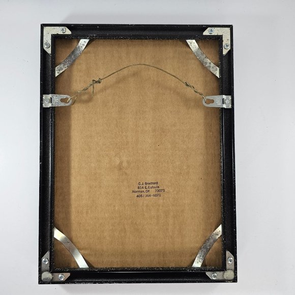 C. J. Bradford Signed Art Print Key To Relationship Framed Matted - Picture 6 of 8